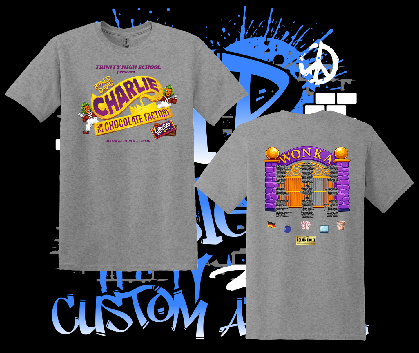 Trinity High School Presents "Charlie and the Chocolate" Factory (Grey)