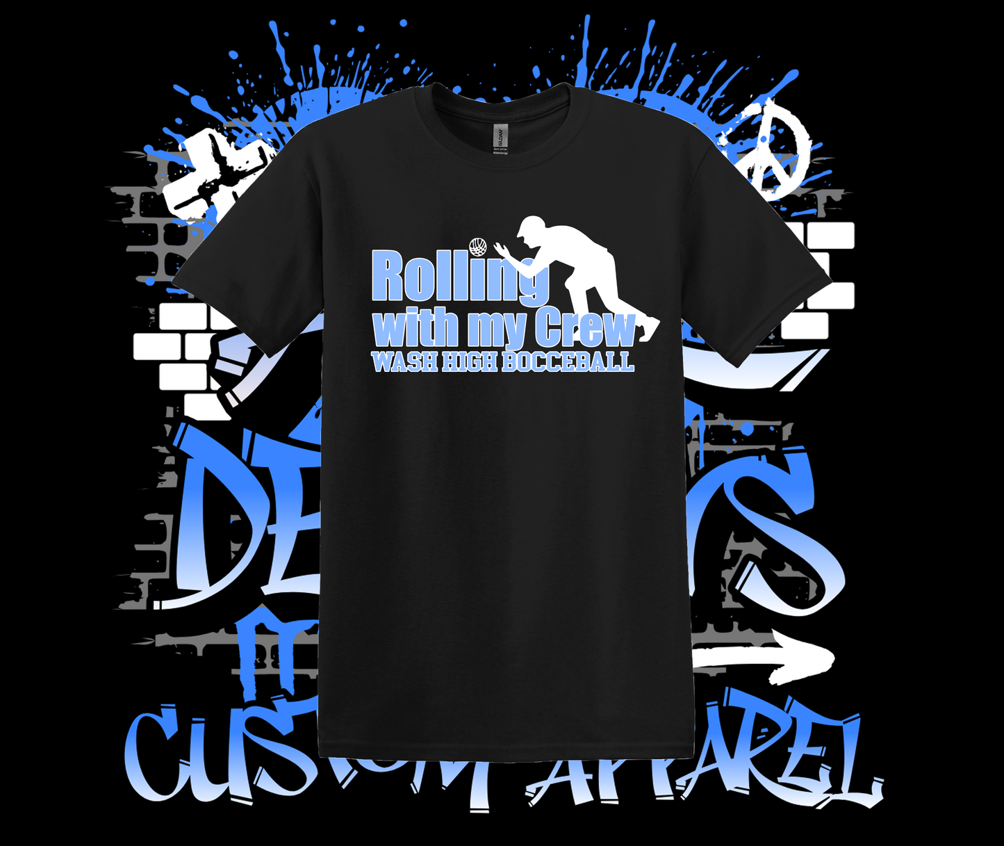 Wash High Bocce Rolling with my Crew