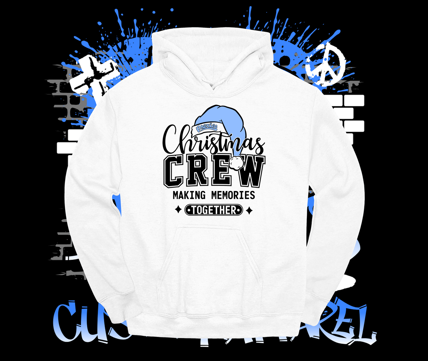 Wash High Christmas Crew Hoodie