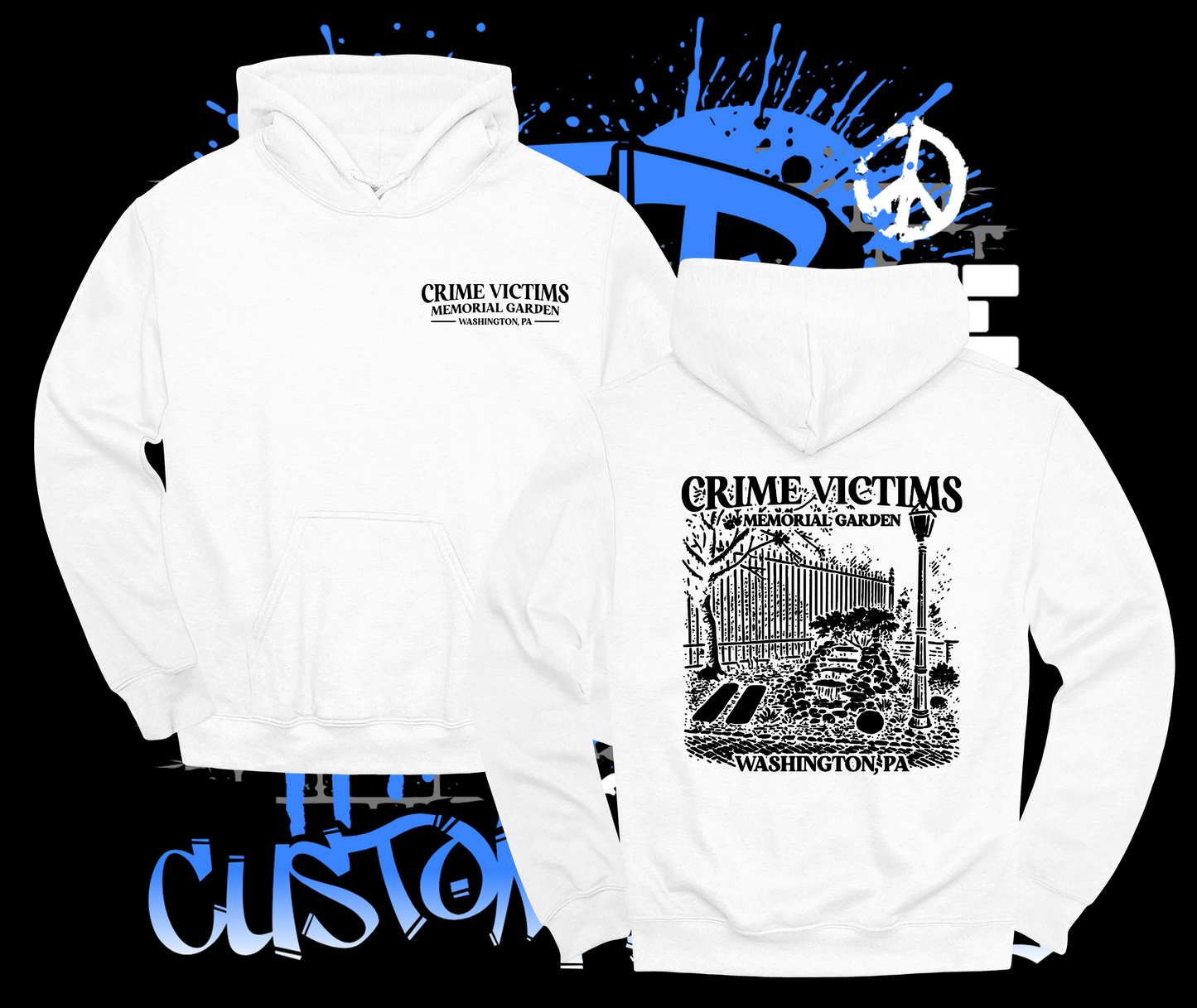 Crime Victims Memorial Garden Hoodie