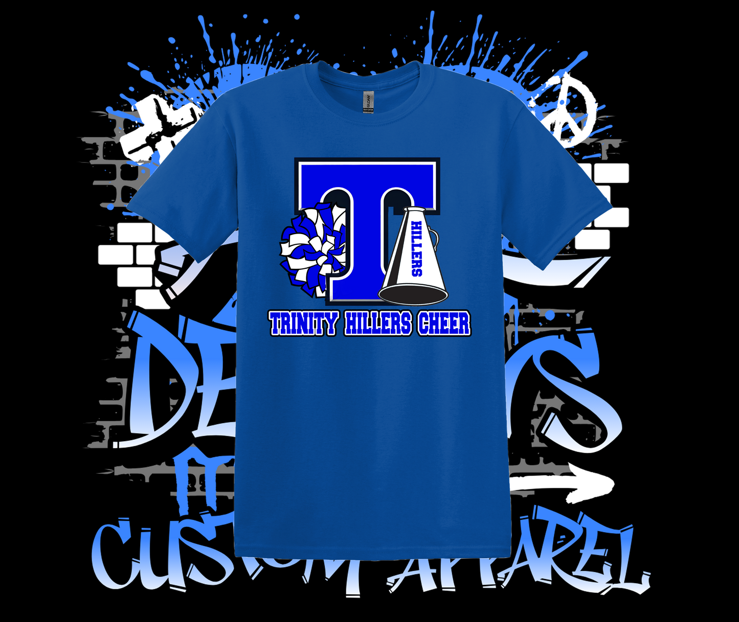 Trinity Cheer Logo Royal Blue