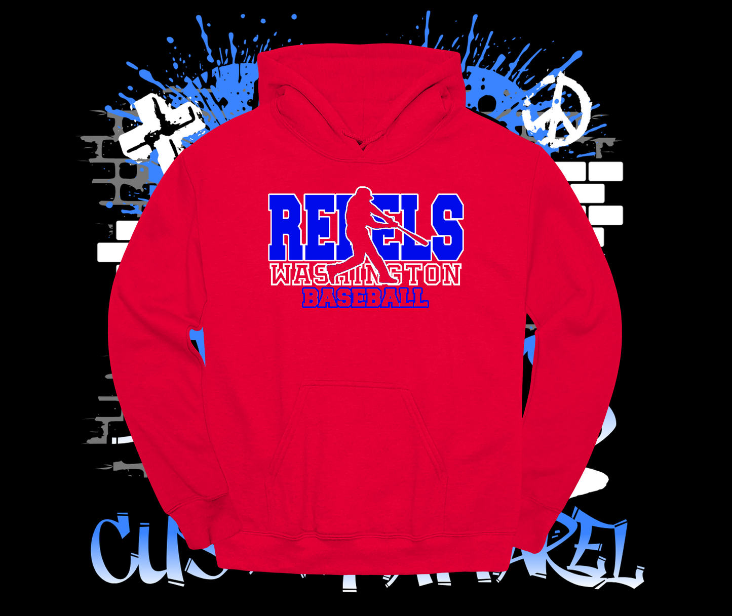 Rebels Baseball Hoodie
