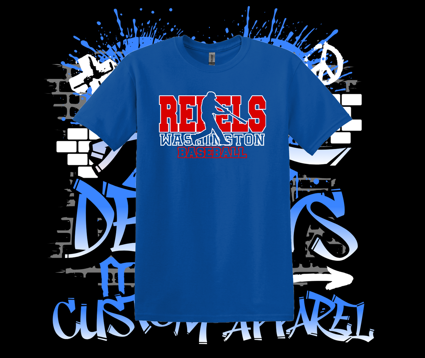 Rebels Baseball T-Shirt