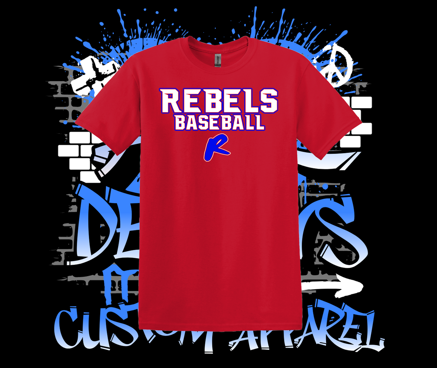 Rebels Baseball T-Shirt
