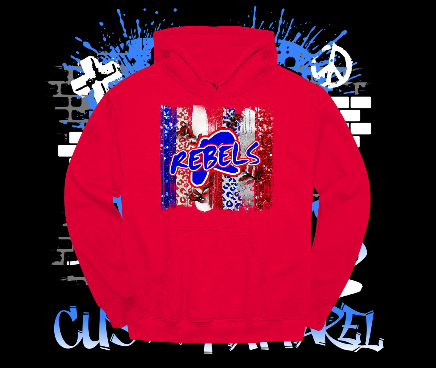 Rebels Brushstoke Hoodie