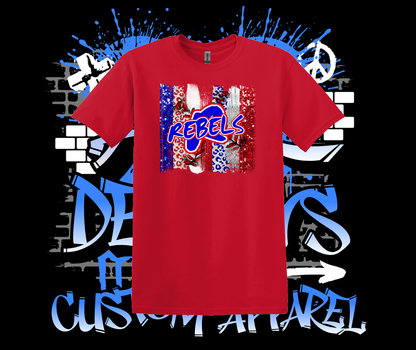 Rebels Brush Stroke T-Shirt