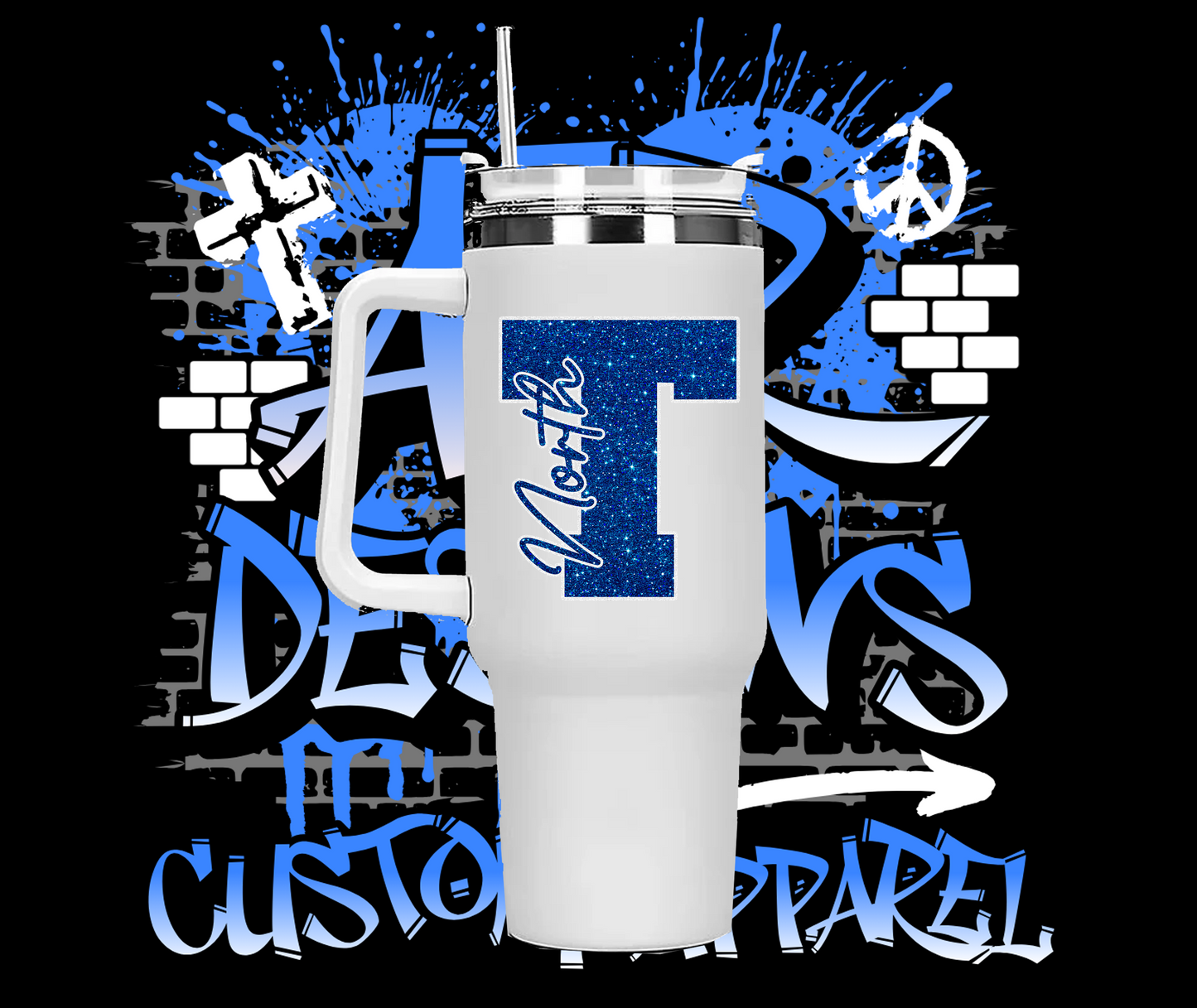 Trinity Glitter T Tumbler