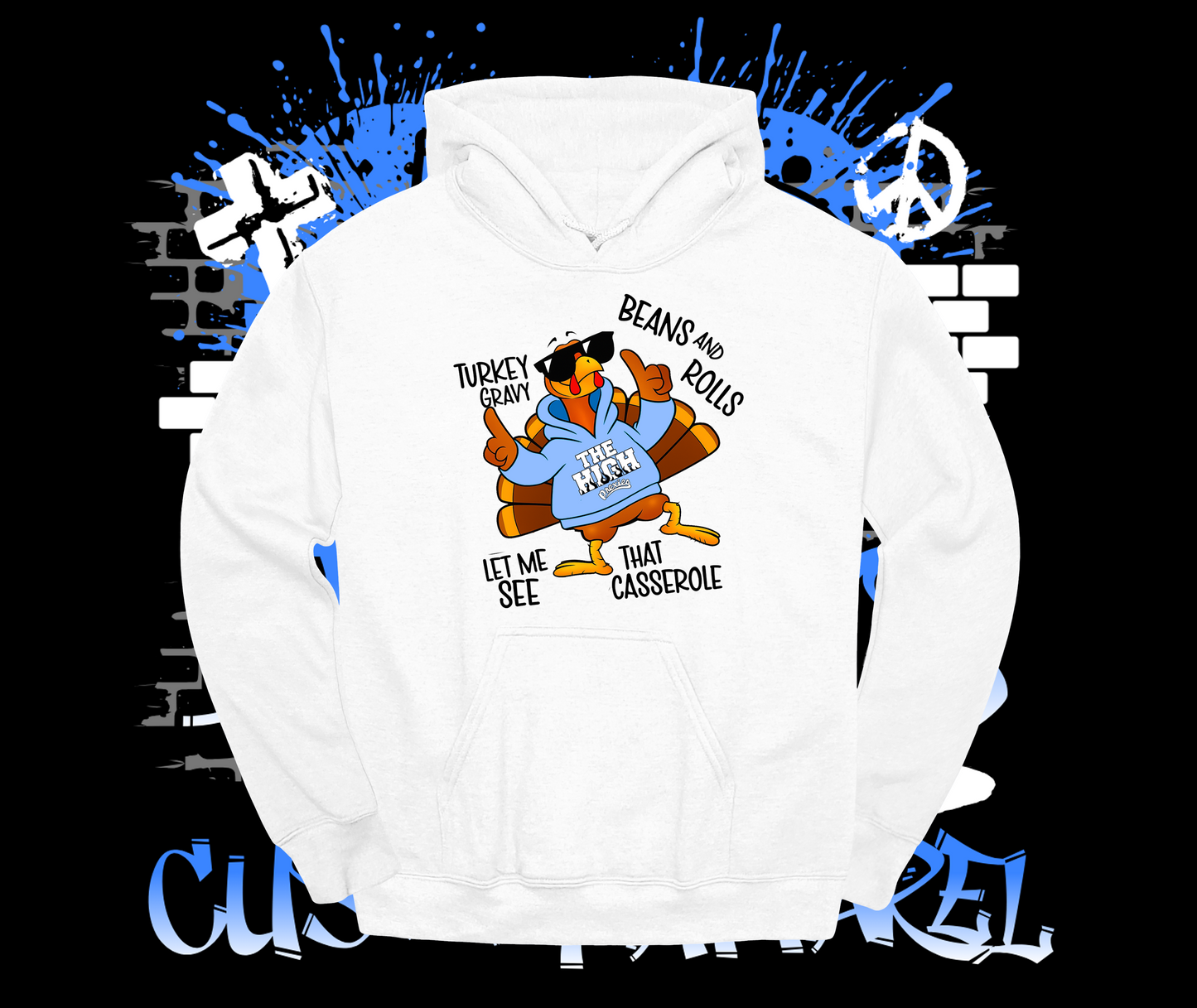 Wash High Turkey Hoodie