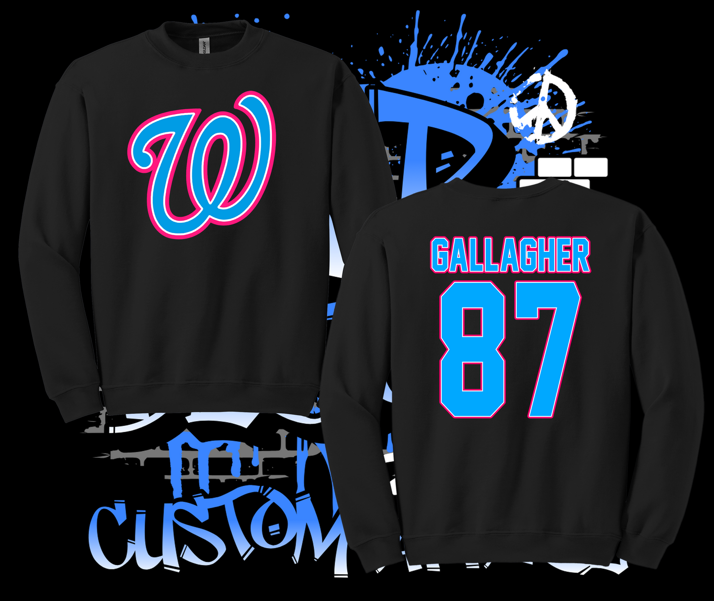 Washington Pinto All-Stars 7U Logo Long Sleeve T-Shirt