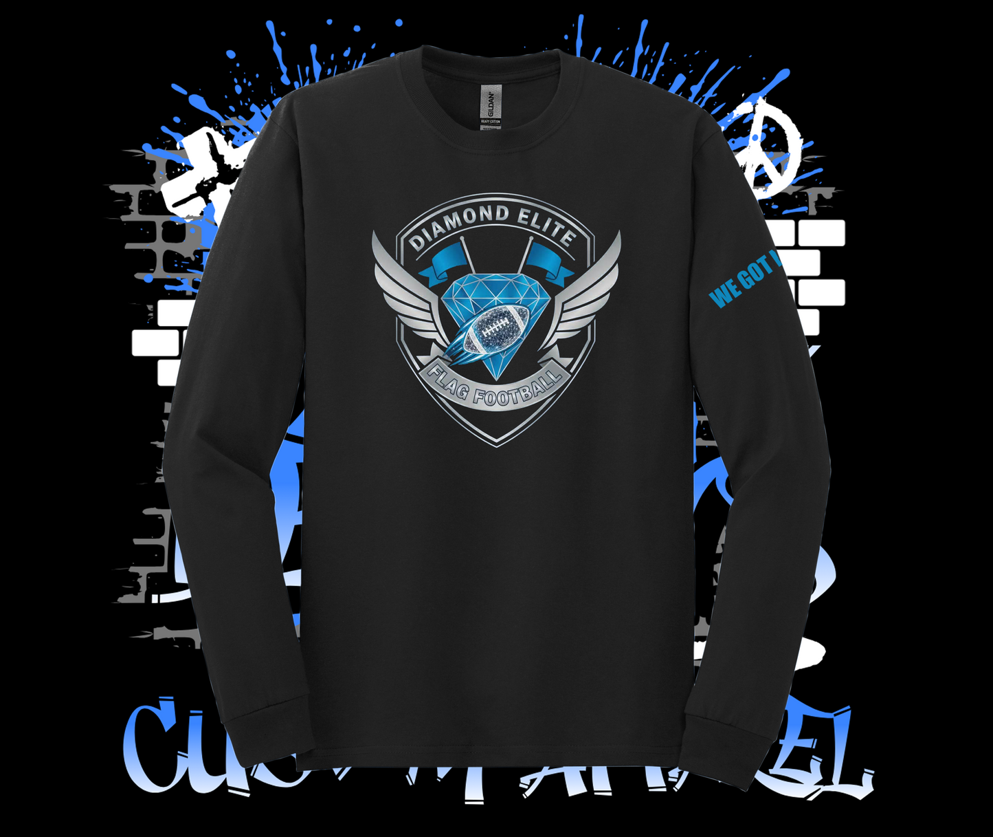 Diamond Elite Flag Football Crewneck Sweatshirt