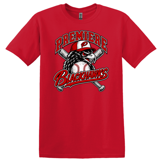 PREMIERE BLACKHAWKS 100% COTTON T