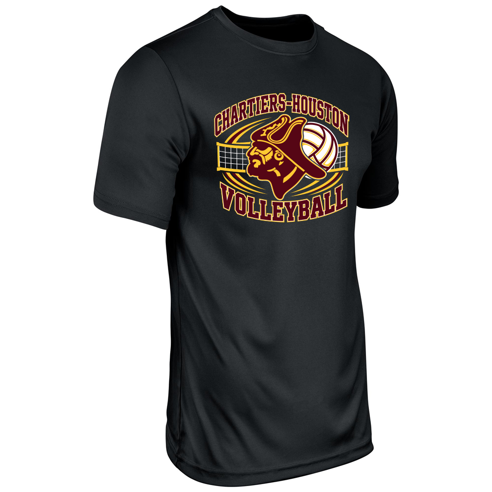 Chartiers-Houston Volleyball Mens Champro Visions T-Shirt