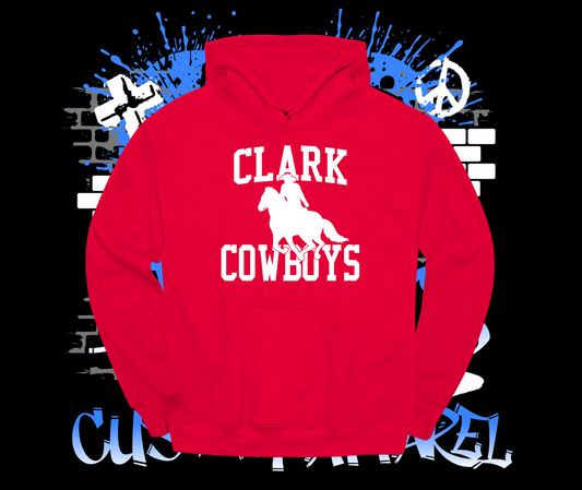 Clark Cowboys Hoodie