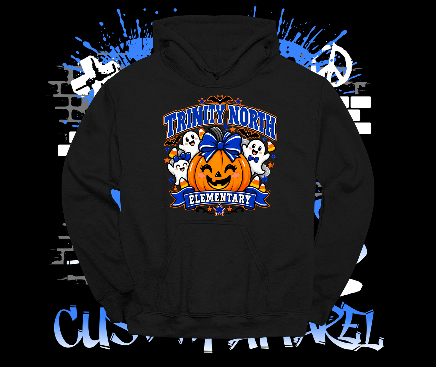 Trinity North Girl Pumpkin Hoodie