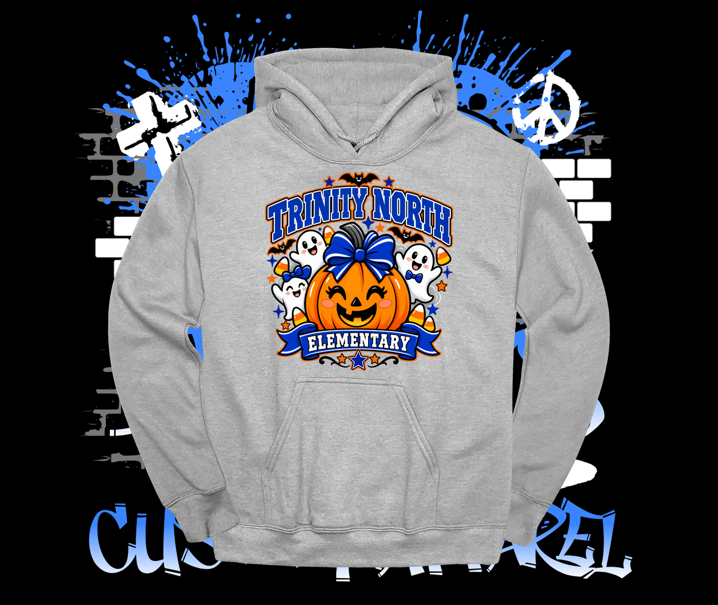 Trinity North Girl Pumpkin Hoodie