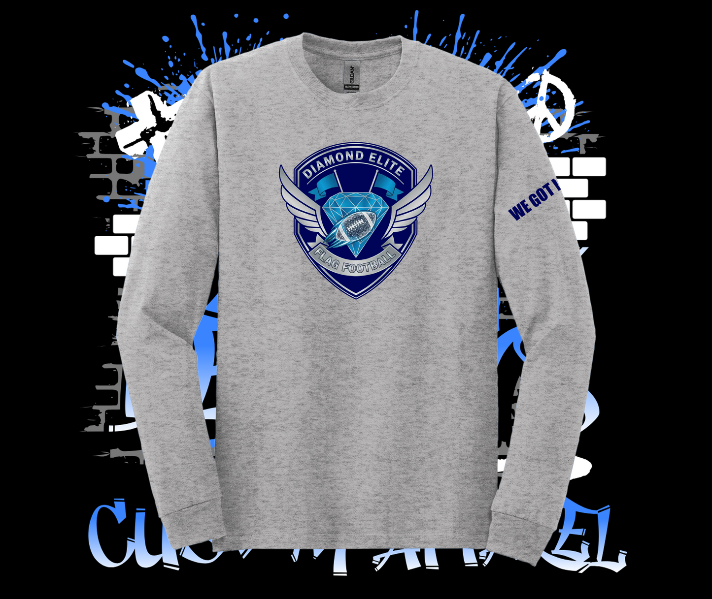 Diamond Elite Flag Football Crewneck Sweatshirt