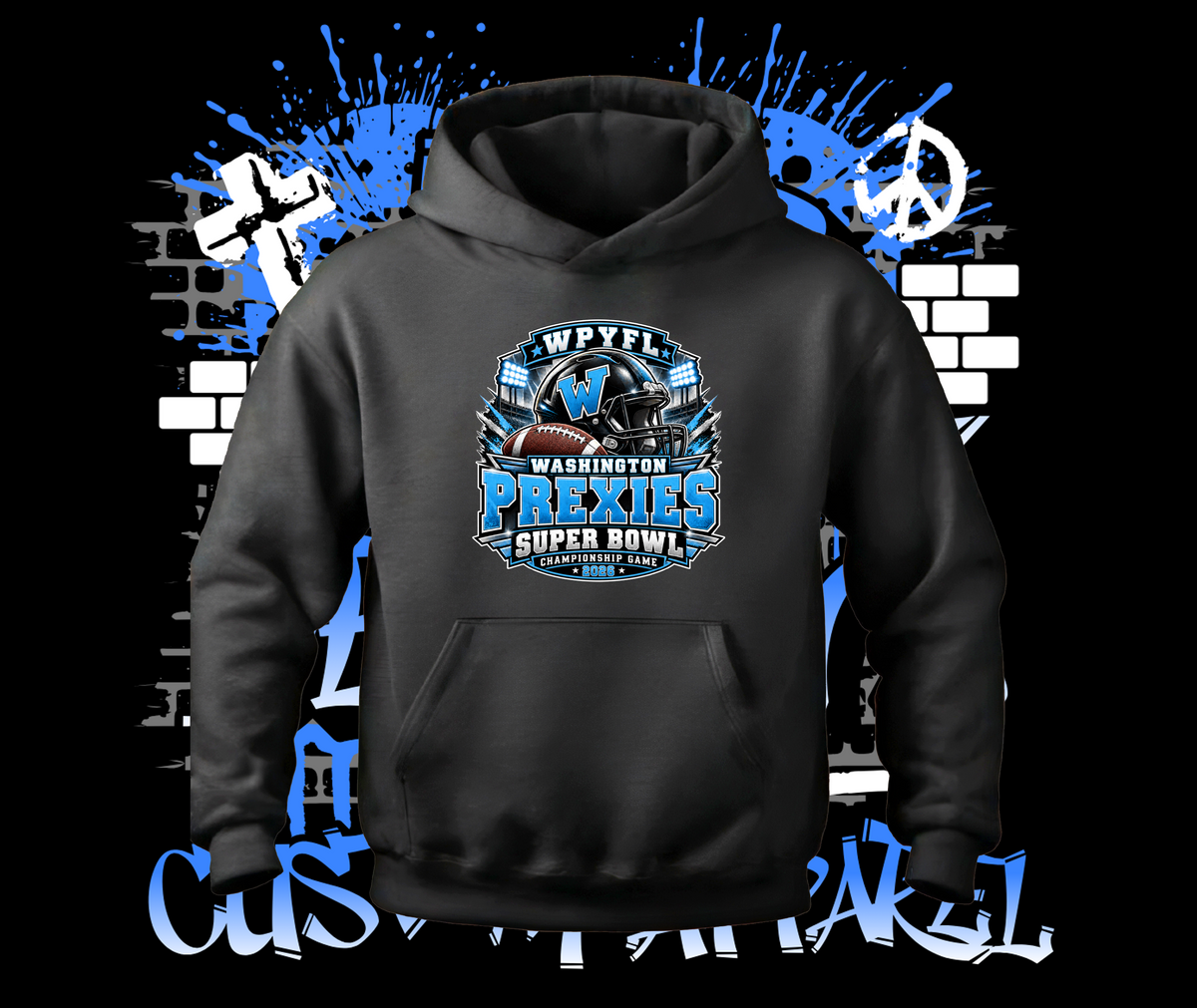 WASHINGTON PREXIES SUPER BOWL HOODIE