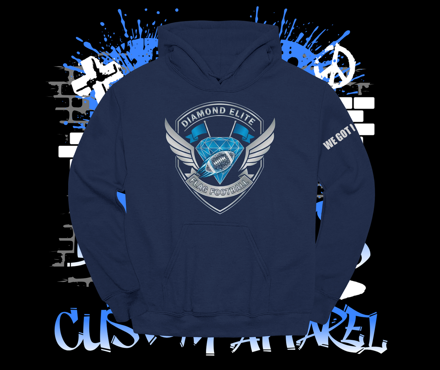 Diamond Elite Flag Football Hoodie