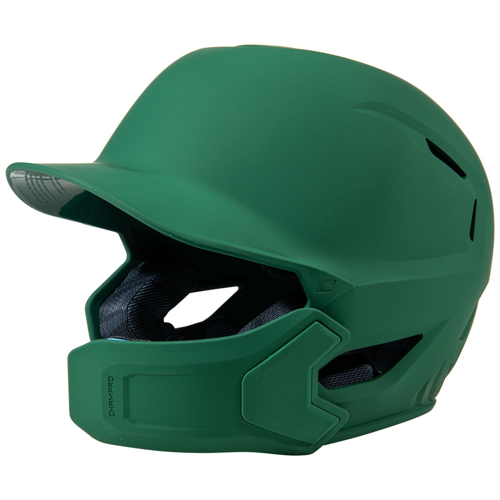 CHAMPRO HXE MATTE BATTING HELMET W/JAW GUARD HXEMJG