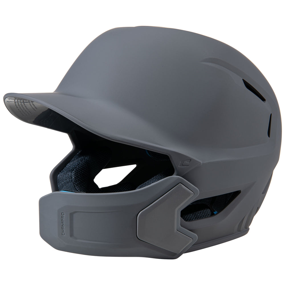 CHAMPRO HXE MATTE BATTING HELMET W/JAW GUARD HXEMJG