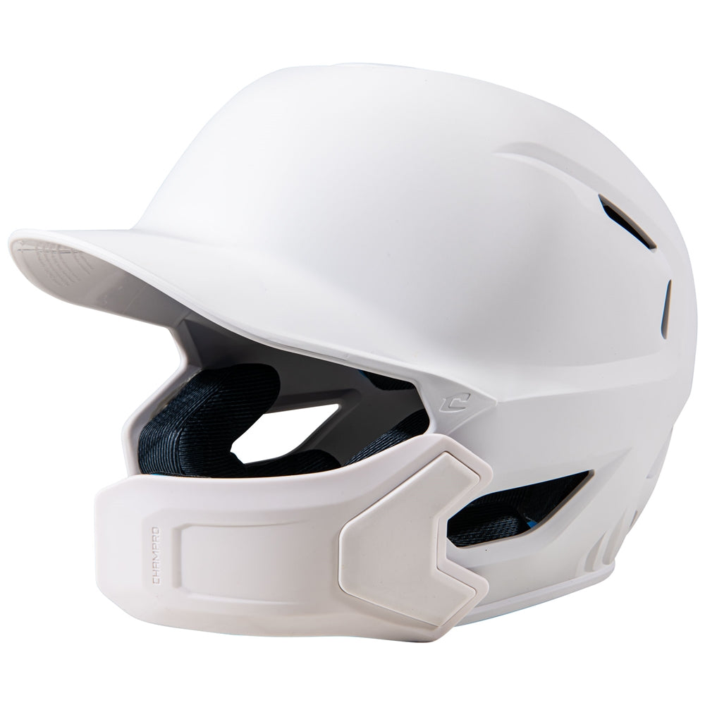 CHAMPRO HXE MATTE BATTING HELMET W/JAW GUARD HXEMJG