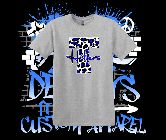 Trinity Leopard T-Shirt Grey