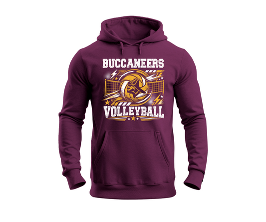 Chartiers-Houston Buccaneers Volleyball Hoodie
