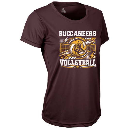 Chartiers-Houston Buccaneers Volleyball Womens Champro Visions T-Shirt