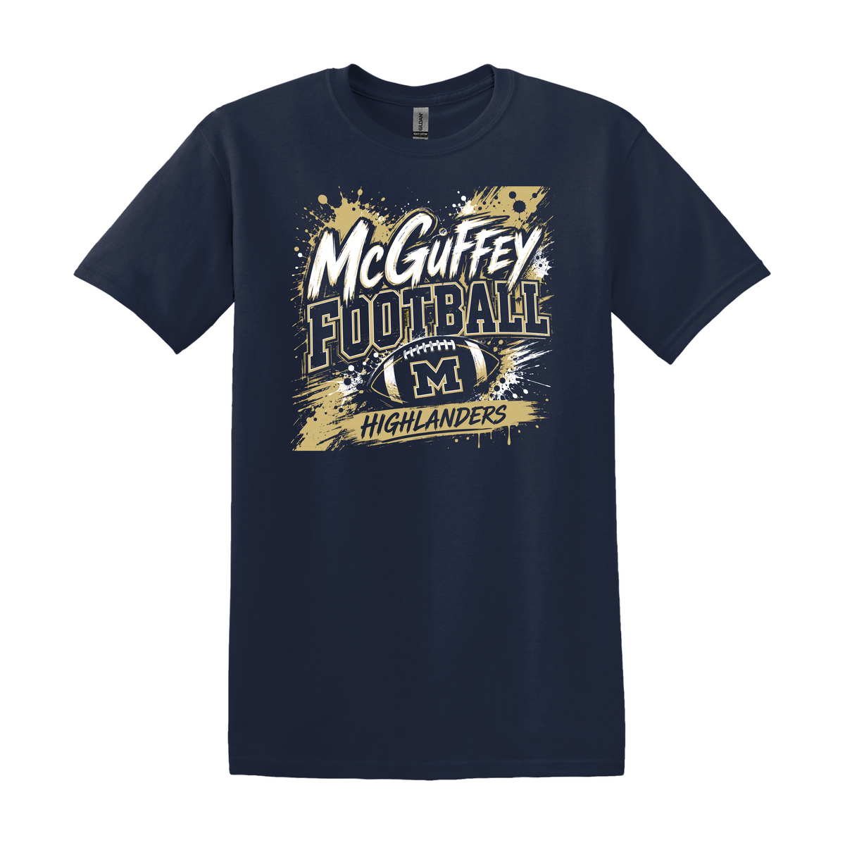 MCGUFFEY FOOTBALL SPLASH T-SHIRT