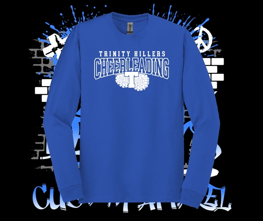 Trinity Cheer Pom Pom Crew Royal Blue