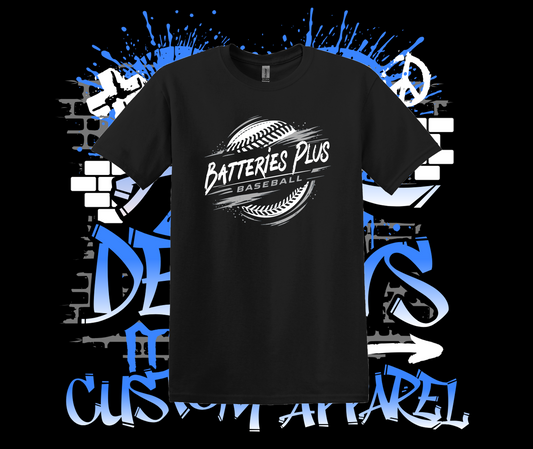 Batteries Plus Baseball Velocity T-Shirt