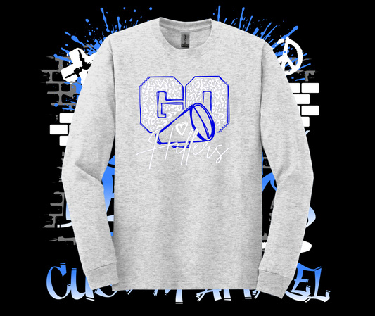 Trinity Cheer Go Hiller Crew Grey