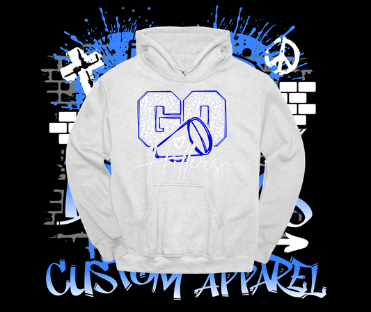 Trinity Cheer Go Hillers Hoodie Grey