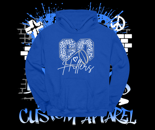 Trinity Cheer Go Hillers Hoodie Royal Blue