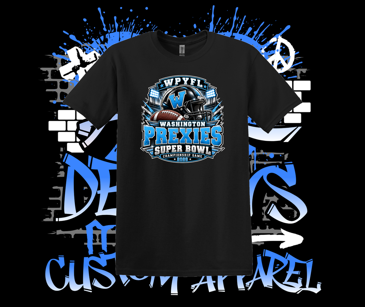 WASHINGTON PREXIES SUPER BOWL T-SHIRT