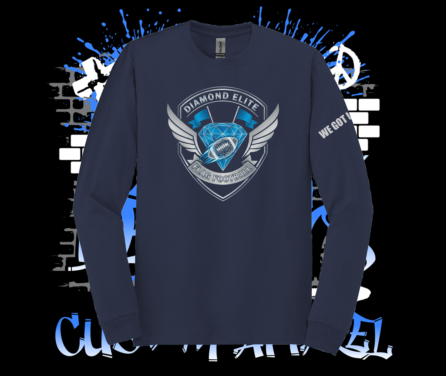 Diamond Elite Flag Football Crewneck Sweatshirt