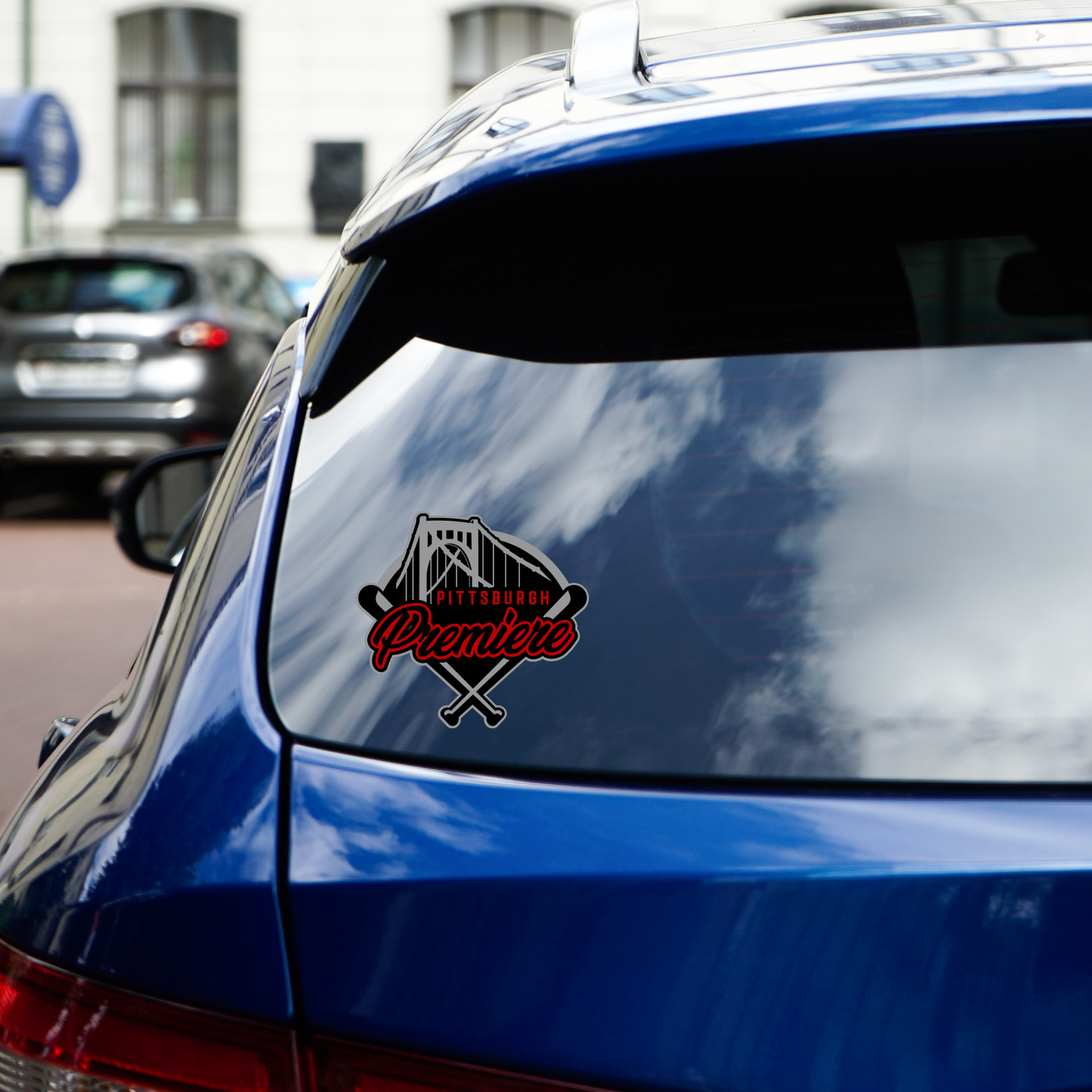PITTSBURGH PREMIERE CAR DECAL CITY LOGO