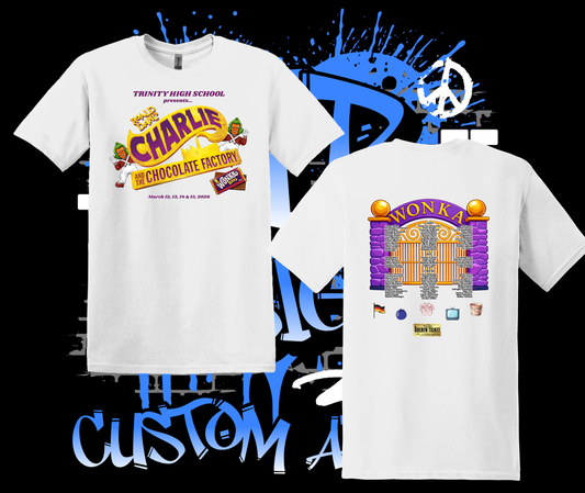 Trinity High School Presents "Charlie and the Chocolate" Factory (White)
