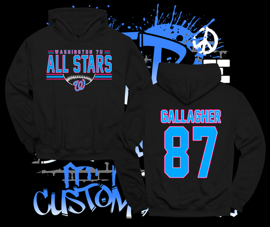 Washington Pinto All-Stars 7U All-Star Hoodie