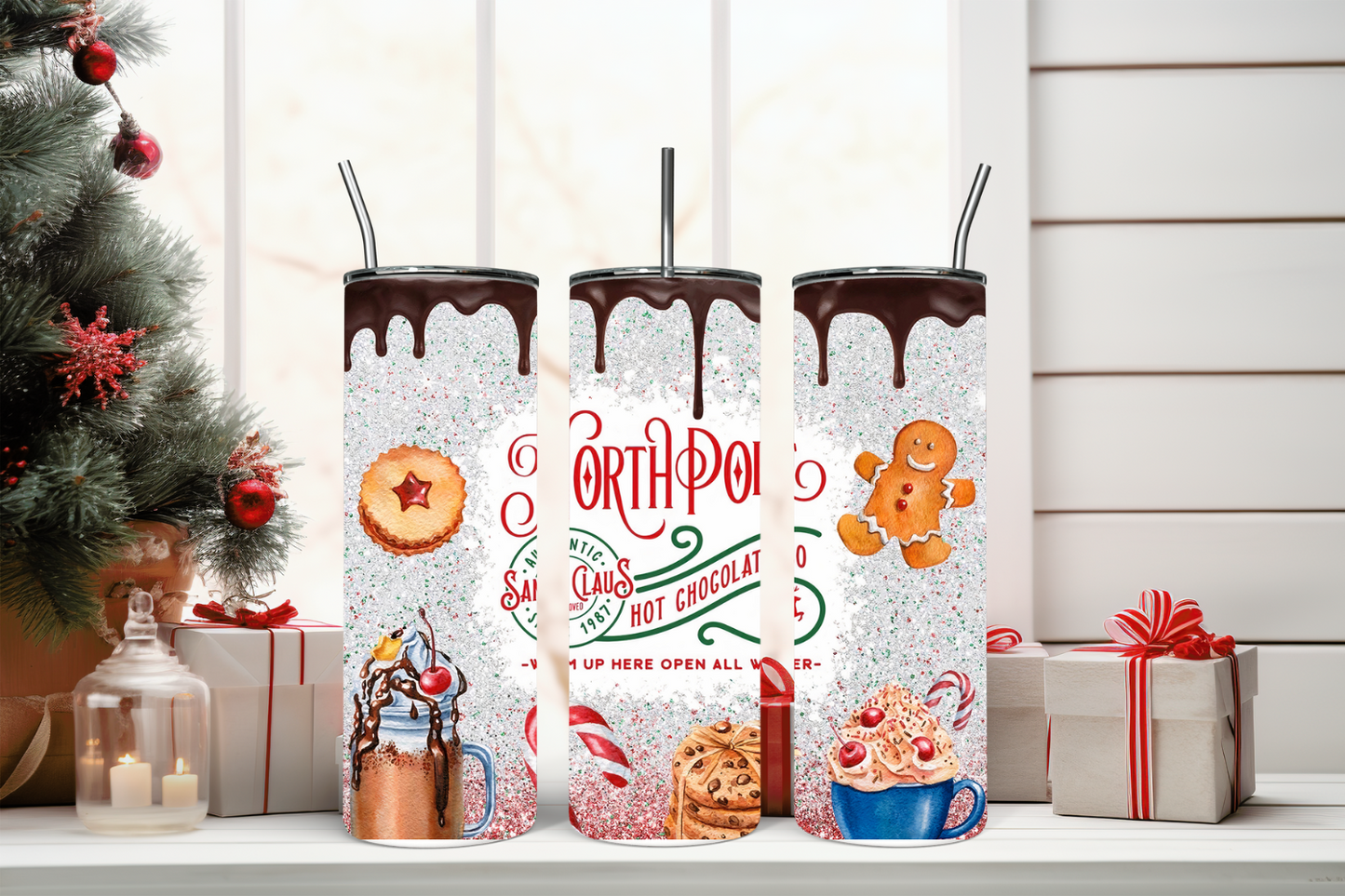 North Pole Hot Chocolate Tumbler 20oz.