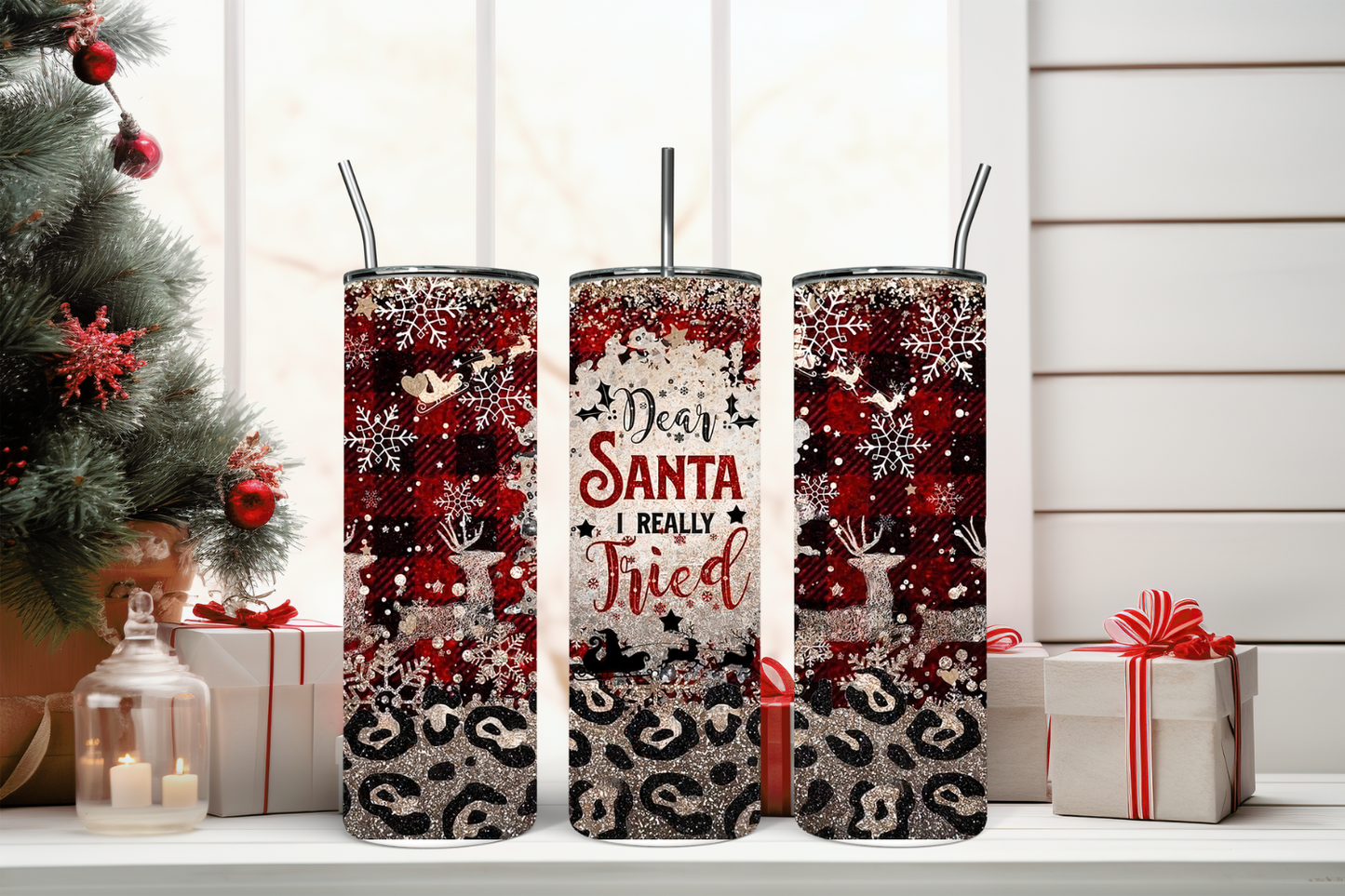 Dear Santa Tumbler 20oz.