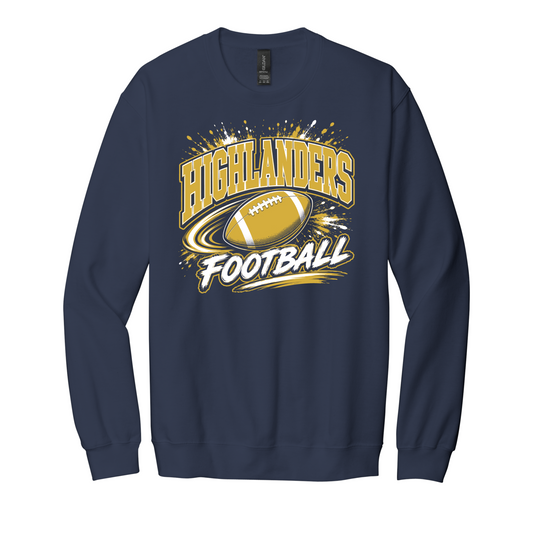 MCGUFFEY FOOTBALL SPLATTER CREWNECK SWEATSHIRT