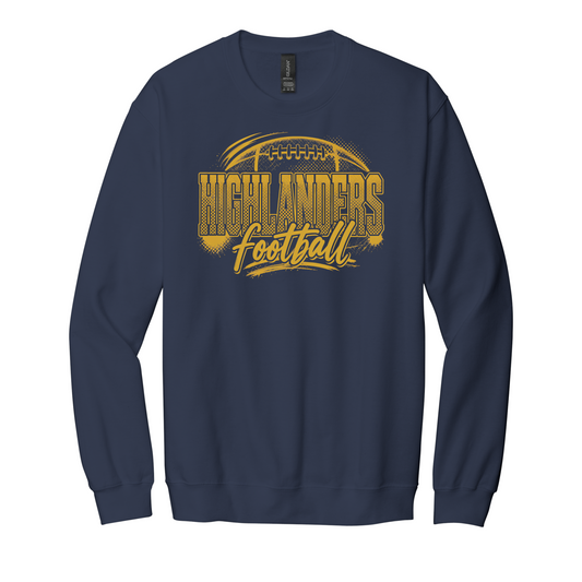 MCGUFFEY FOOTBALL HIGHLANDERS LONG SLEEVE T-SHIRT