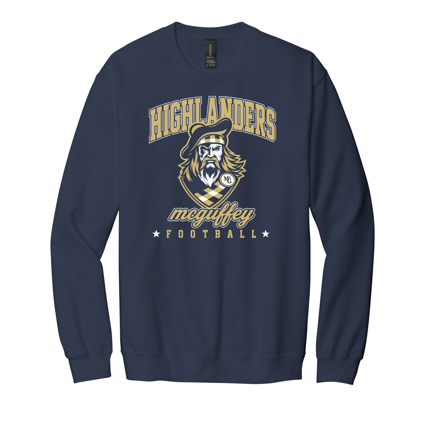 MCGUFFEY FOOTBALL MASCOT CREWNECK SWEATSHIRT