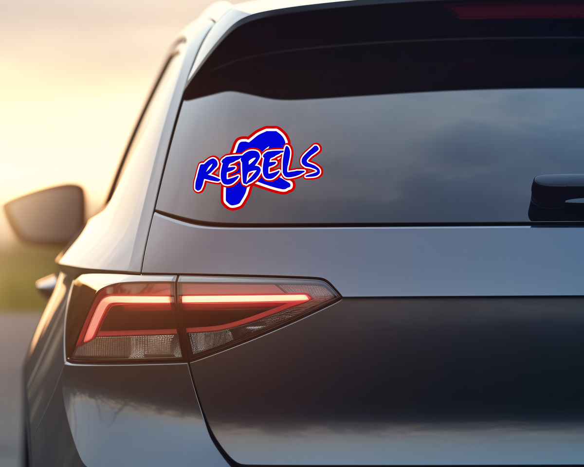 Rebel Racing Decals Rebels Logo Decal – AIR Designs