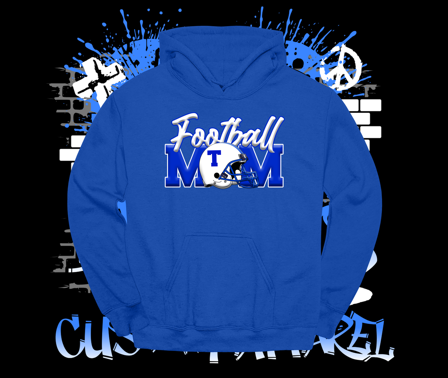 Trinity Football Mom Hoodie