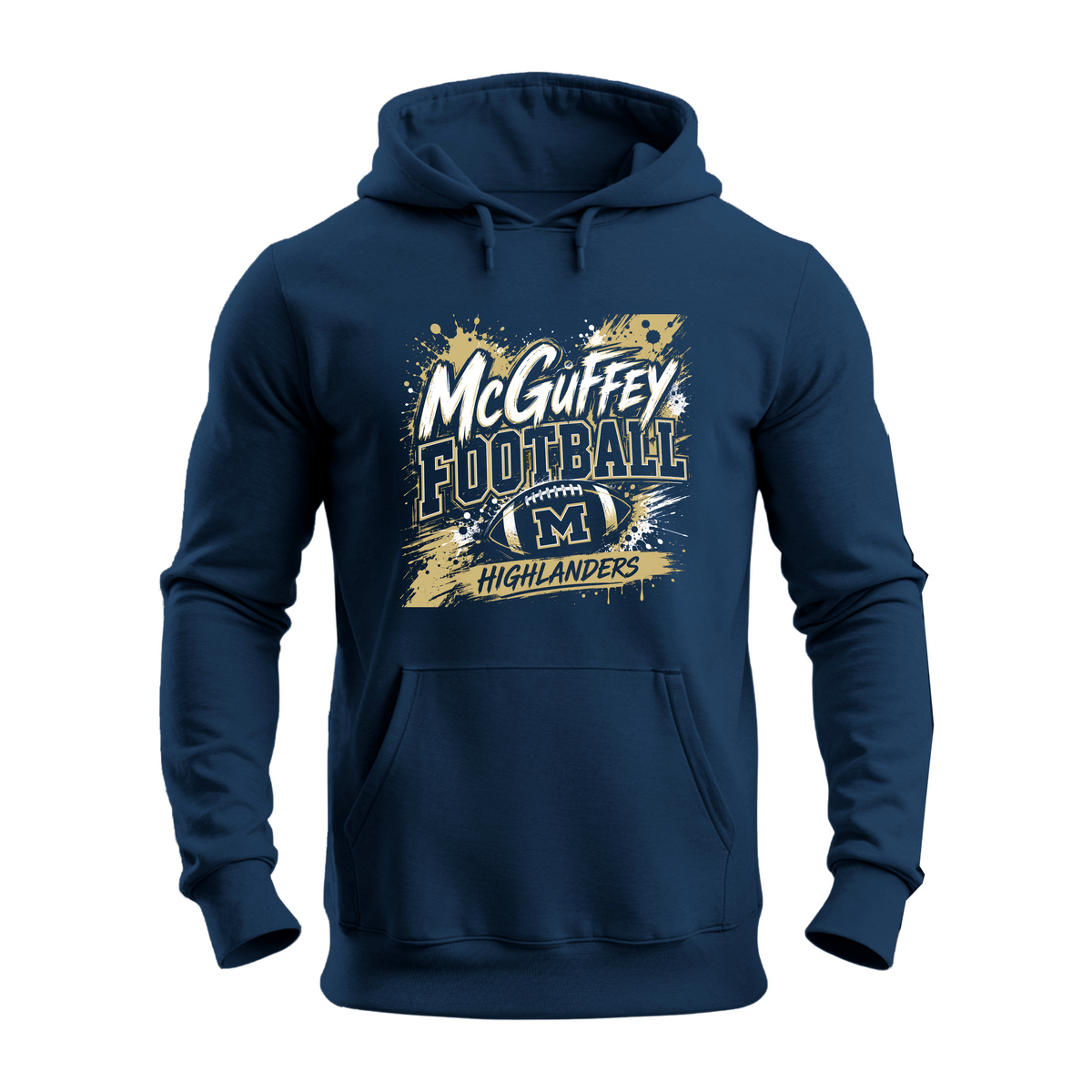 MCGUFFEY FOOTBALL SPLASH HOODIE