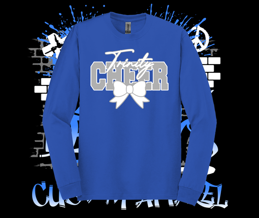 Trinity Cheer Bow Crew Royal Blue