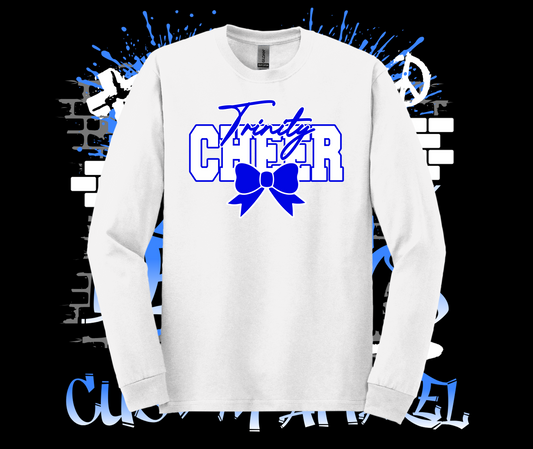 Trinity Cheer Bow Crew White