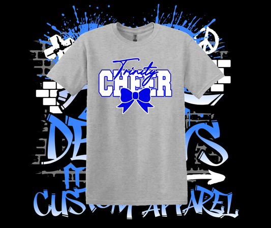 Trinity Cheer Bow Grey